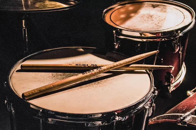 Aula de percussão